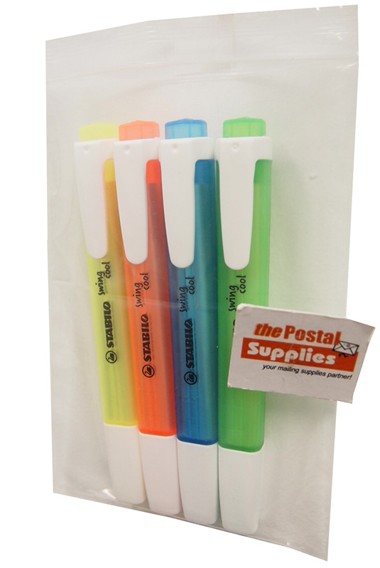 no red lines clear ziplock bags for highlighters